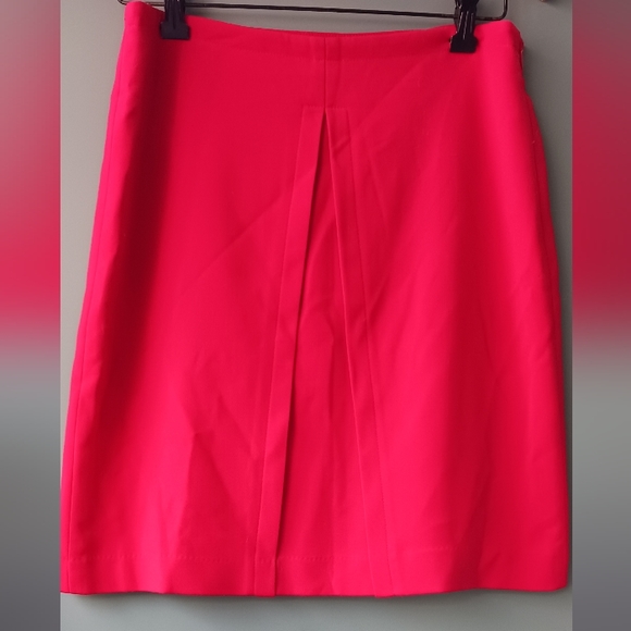 Anne Klein size 4 A-line red skirt with lining, side zipper - Picture 1 of 5